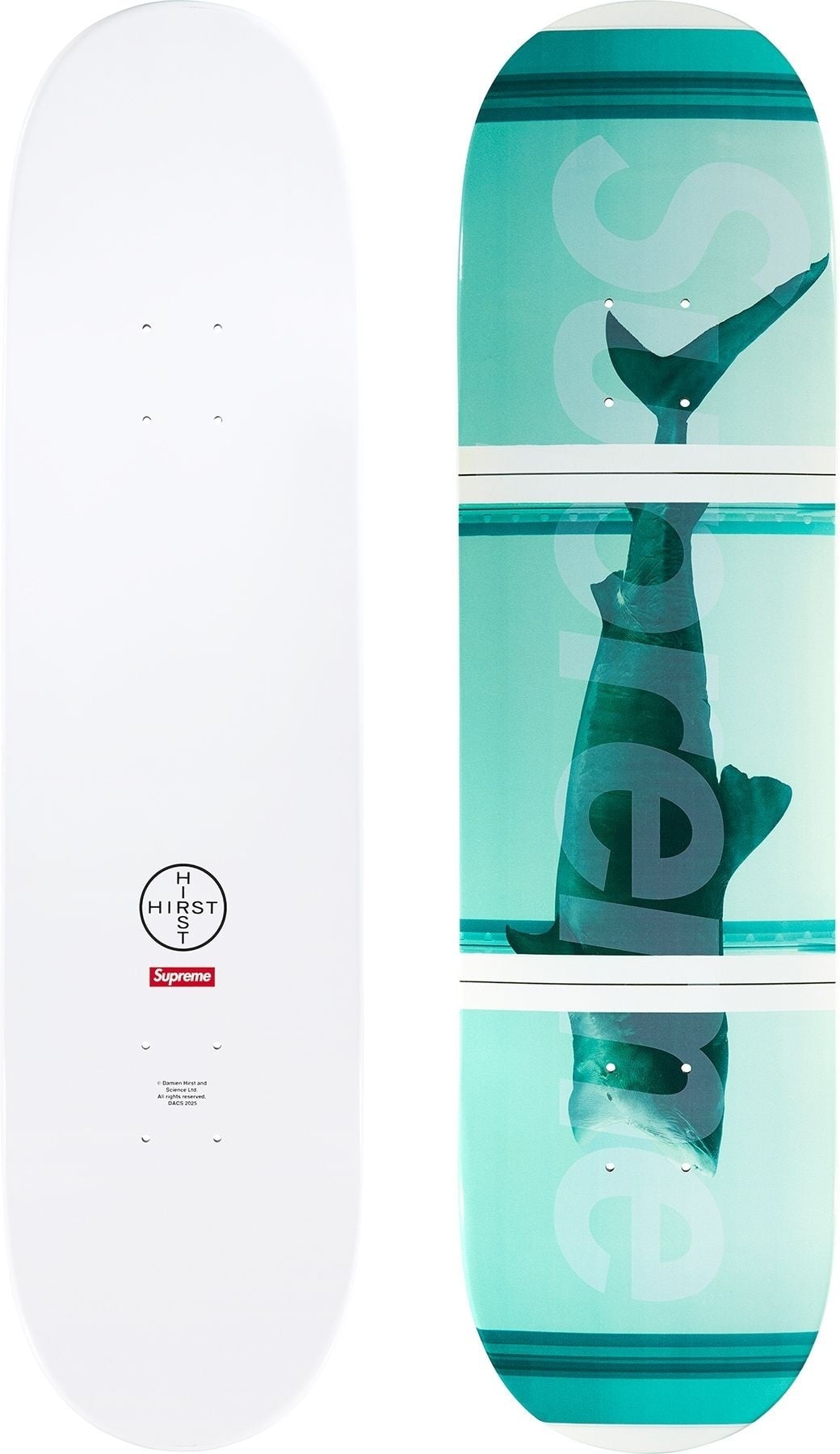 Supreme/Damien Hirst Shark Skateboard